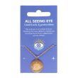 Gold Toned All Seeing Eye Necklace  