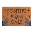 Natural Positive Vibes Only Doormat