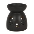 Black Cat Cut Out Oil Burner and Wax Warmer 