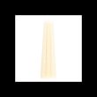 Set of 3 Carrot Patch Daisy Taper Candles