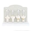 Set of 24 Angel Sentiment Ornaments on Display