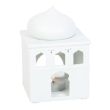 Off White Mosque Oil Burner and Incense Cone Holder
