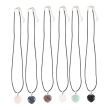 Set of 24 Healing Heart Crystal Necklaces in Display