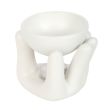 White Hand Ceramic Oil Burner