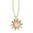 The Sun Celestial Rose Quartz Necklace Card