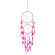 Pink Triple Dreamcatcher with Feathers