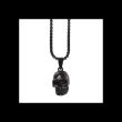 Black Stainless Steel Skull Necklace