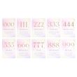 Angel Number Affirmation Cards with Wooden Stand