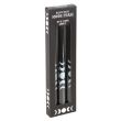 Set of 3 Black Magic Moon Phase Taper Candles 