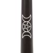 Set of 3 Black Magic Triple Moon Taper Candles 