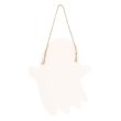 20cm Ghost Shaped Hanging Sign