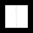 Rose Quartz Crystal Moon Necklace on Greeting Card