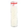 White Vanilla Advent Tube Candle