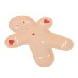 Gingerbread Man Ceramic Serving Plate