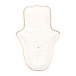 White Hamsa Hand Incense Stick Holder