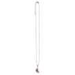 Amethyst Crystal Moon Necklace on Greeting Card