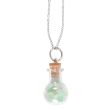 Luck Green Aventurine Crystal Chip Potion Bottle Necklace