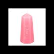 Love Crystal Candle with Rough Rose Quartz