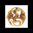 Dragon Medal Hanging Ornament by Anne Stokes