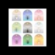 Set of 9 Crystal Pendant Necklaces