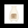 Cream Ribbed Palo Santo Burner