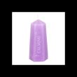 Calming Crystal Candle with Rough Amethyst