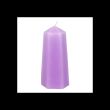 Calming Crystal Candle with Rough Amethyst