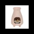 Greige Ribbed Palo Santo Brick Burner