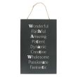 What a Tw*t Sweary Hanging Sign