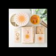 Gold Sun Keyring
