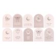 Luna Moth Affirmation Cards with Wooden Stand