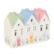 Pastel House Incense Cone Burner and Tealight Holder