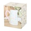 Floral Print Ceramic Flower Jug