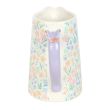 Ditsy Floral Print Ceramic Flower Jug with Butterfly