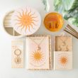 Sun Earring and Necklace Set
