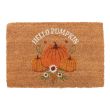 Natural Autumn Days Hello Pumpkin Doormat
