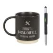 First I Drink Coffee Mug with Multi-tool Pen 