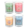 Set of 4 Floral Bug Mandarin & Bergamot Candles