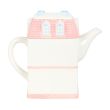 Pastel House Shaped Teapot