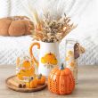 Orange Leaf Cut Out Pumpkin Oil Burner and Wax Warmer