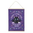 Bats, Cats and Witches Hats Fabric Wall Hanging