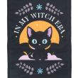 In My Witch Era Bat Cat Fabric Wall Hanging