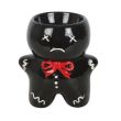 Black Gingerdead Man Oil Burner and Wax Warmer