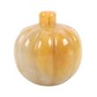 Pumpkin Shaped Orange Calcite Crystal