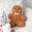 Gingerbread Man Boucle Cushion