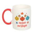 Merry and Bright Bauble Mug