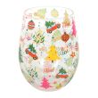 Nostalgic Christmas Print Stemless Glass