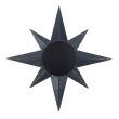 Navy Star Tealight Candle Holder