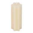 Cream Starry Night Star Shaped Taper Candle