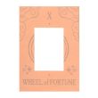 The Wheel of Fortune Vintage Tarot Necklace on Greeting Card
